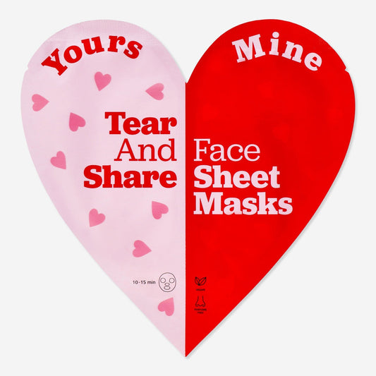 Heart duo sheet mask set