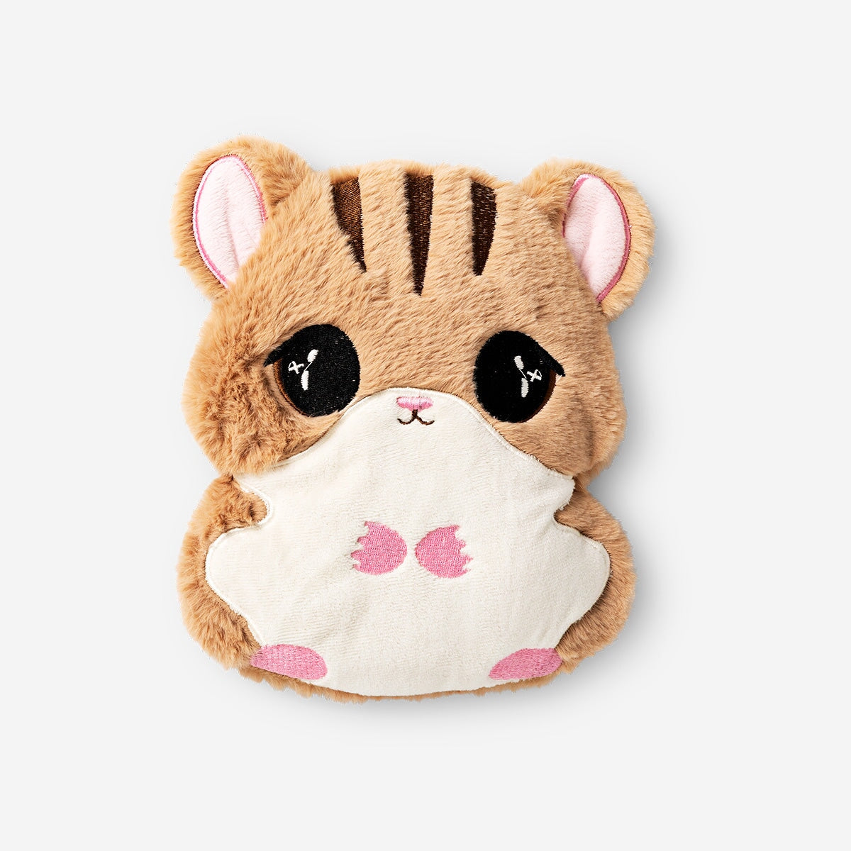 Heatable plush hamster from Flying Tiger Copenhagen, soft personal care toy with warming feature, perfect for comfort and relaxation.