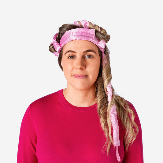 Heatless hairband curler set