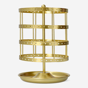 Flying Tiger Copenhagen jewelry stand for personal care, with hooks and compartments for organizing necklaces and accessories.