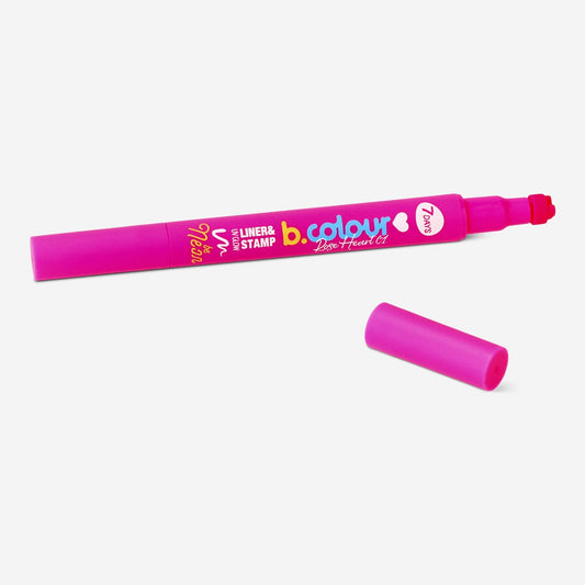Liner e timbro UV glow di 7Days B.COLOUR - 01 Rose heart