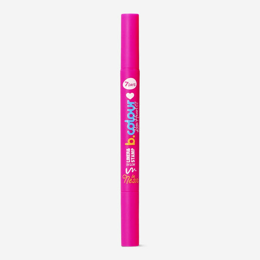 Liner e timbro UV glow di 7Days B.COLOUR - 01 Rose heart
