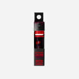 Flying Tiger Copenhagen cherry scented lip gloss with blood-red color, personal care product, glossy finish, and cherry fragrance.