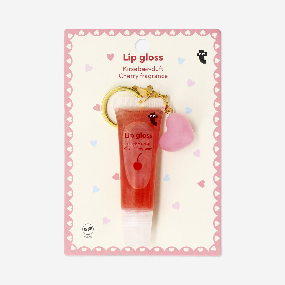 Lip gloss key ring with cherry fragrance - 10 ml - Flying Tiger Copenhagen