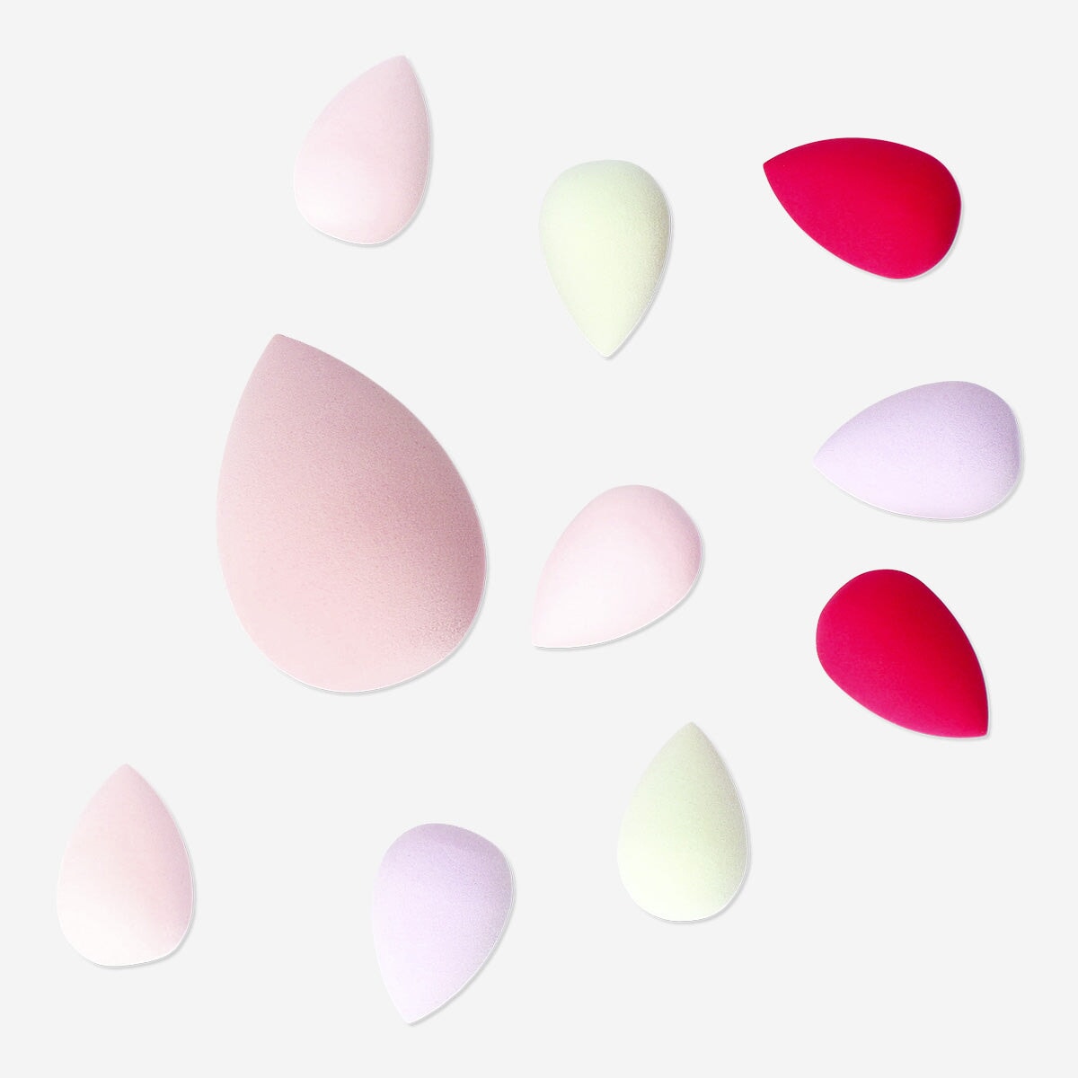 Multi coloured makeup blender sponges - 5 pcs Personal care Flying Tiger Copenhagen 