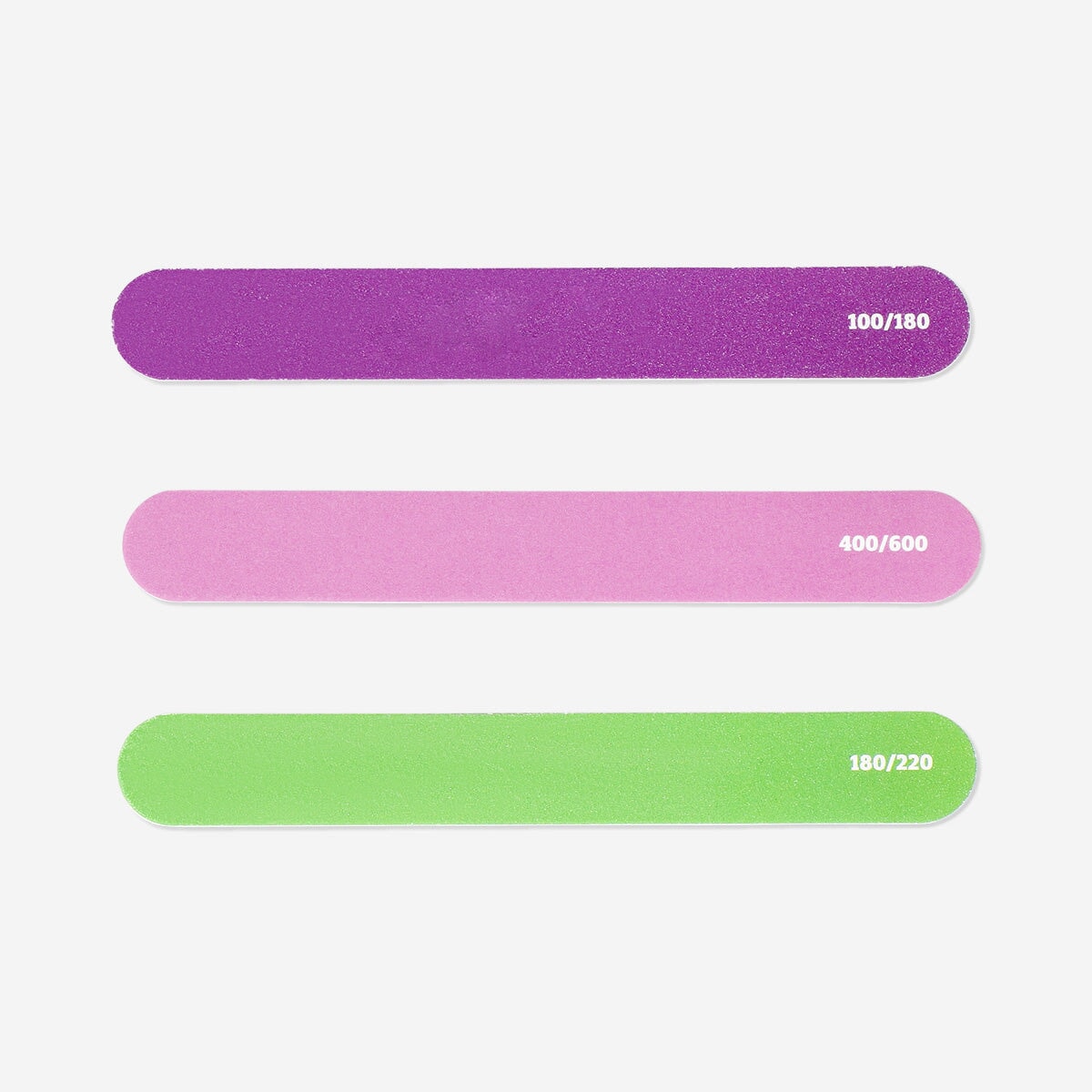 Set of 6 Flying Tiger Copenhagen nail files with colorful printed designs, ideal for personal care and nail grooming.