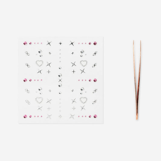 Nail sticker stones with applicator