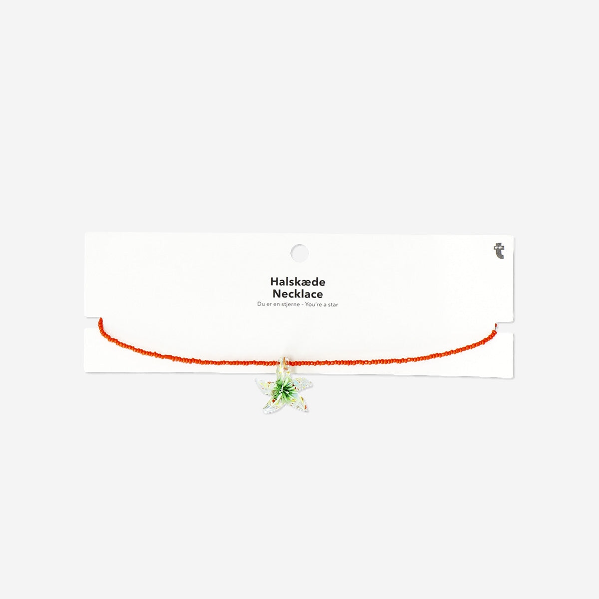 Necklace with glass star Personal care Flying Tiger Copenhagen 