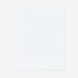 Pearl heart nail stickers