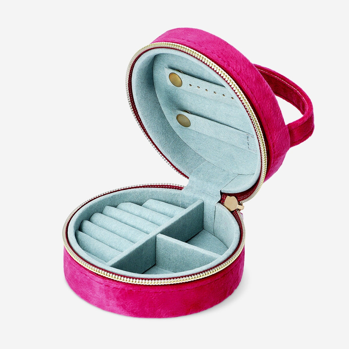 Pink velour jewellery box Personal care Flying Tiger Copenhagen 