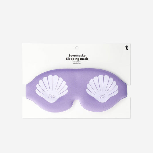Maschera per dormire viola - Per adulti