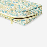 Quilted floral toiletry bag