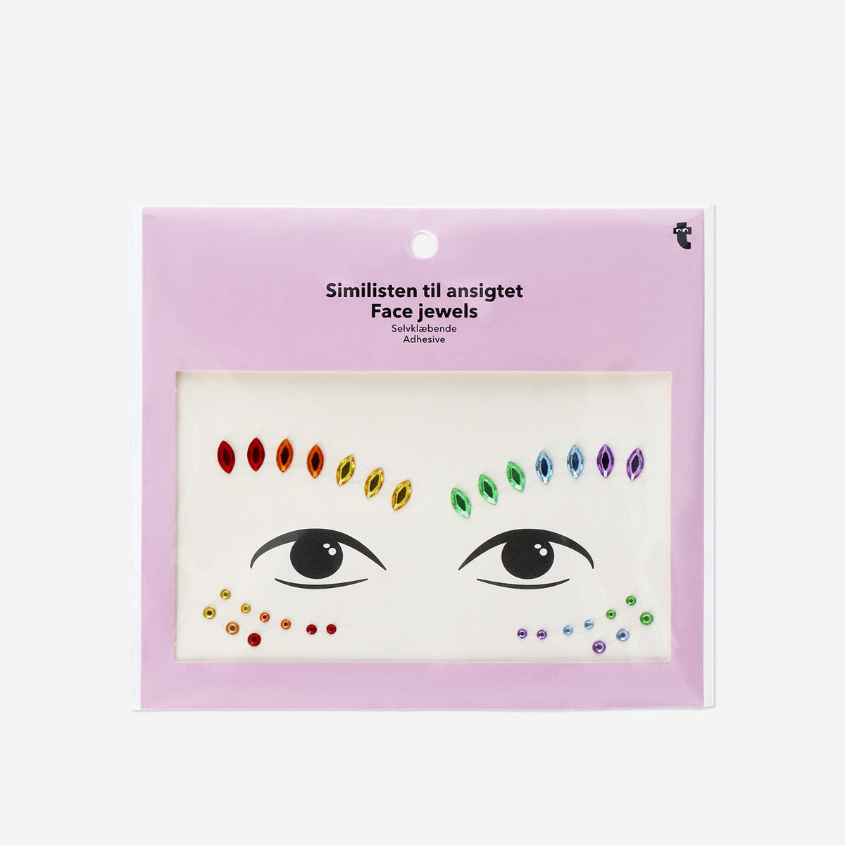 Rainbow face jewels Personal care Flying Tiger Copenhagen 