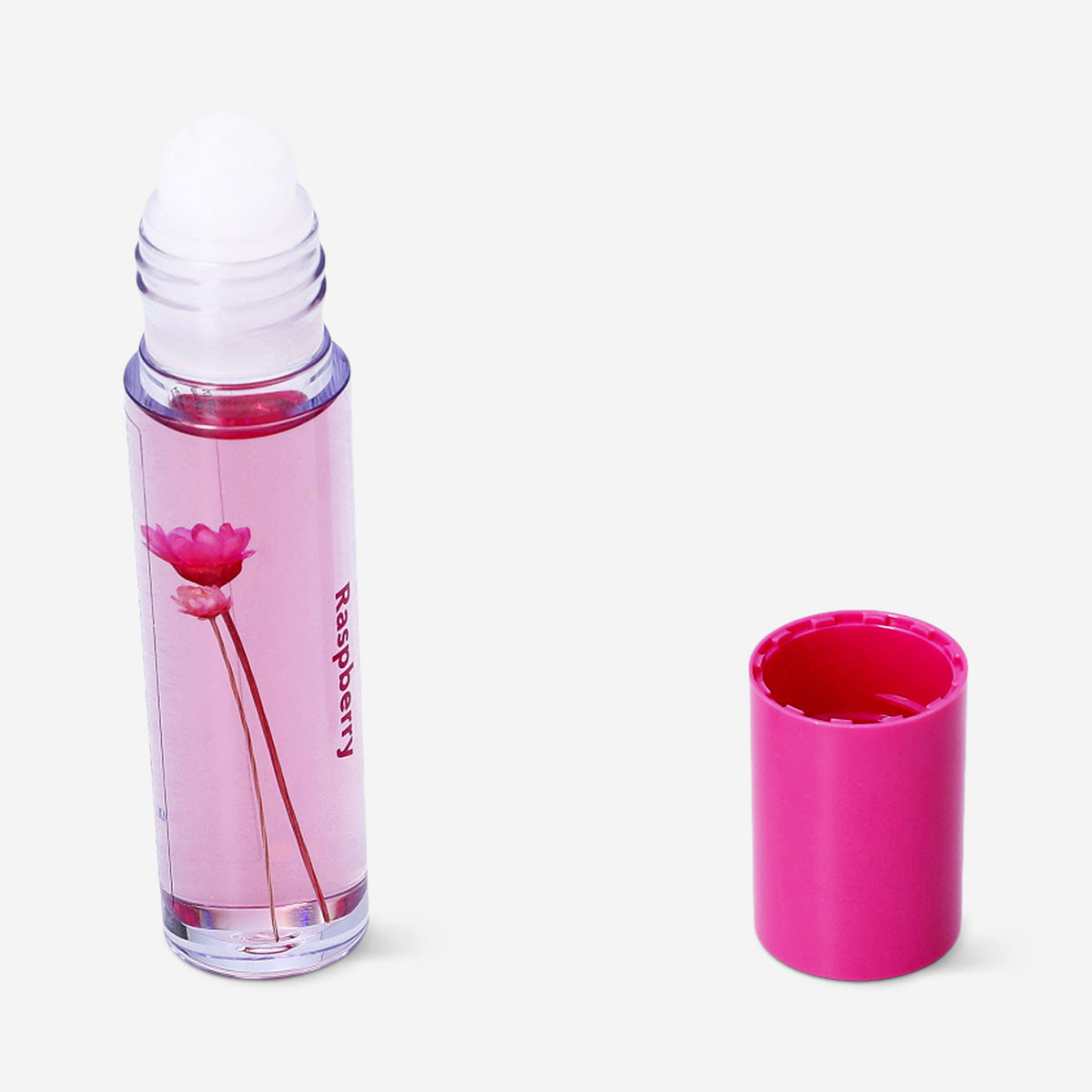 Roll on lip oil with raspberry fragrance - 4 ml