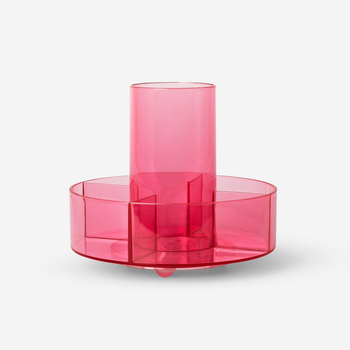 Round plexiglass cosmetics organiser Personal care Flying Tiger Copenhagen 