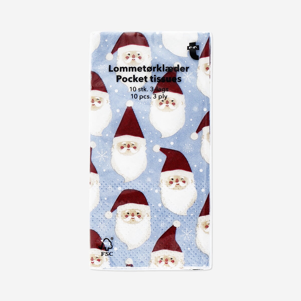 Santa pocket tissues - 10 pcs Personal care Flying Tiger Copenhagen 