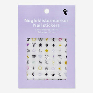 Self-adhesive nail stickers from Flying Tiger Copenhagen for easy, stylish personal care nail decoration.