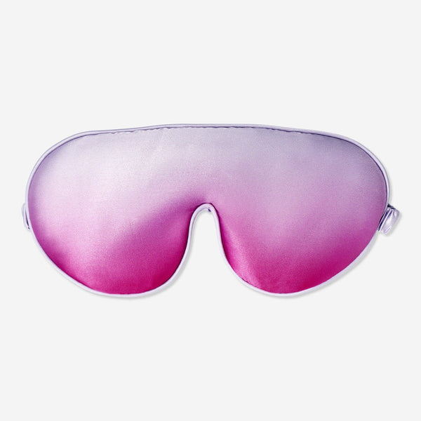 JroyJoy 4 Maschere Per Dormire In Seta – 100% Oscuranti, Cinturino Regolabile, Leggere, Per Viaggio E Relax (Nero, Rosa, Blu, Viola)