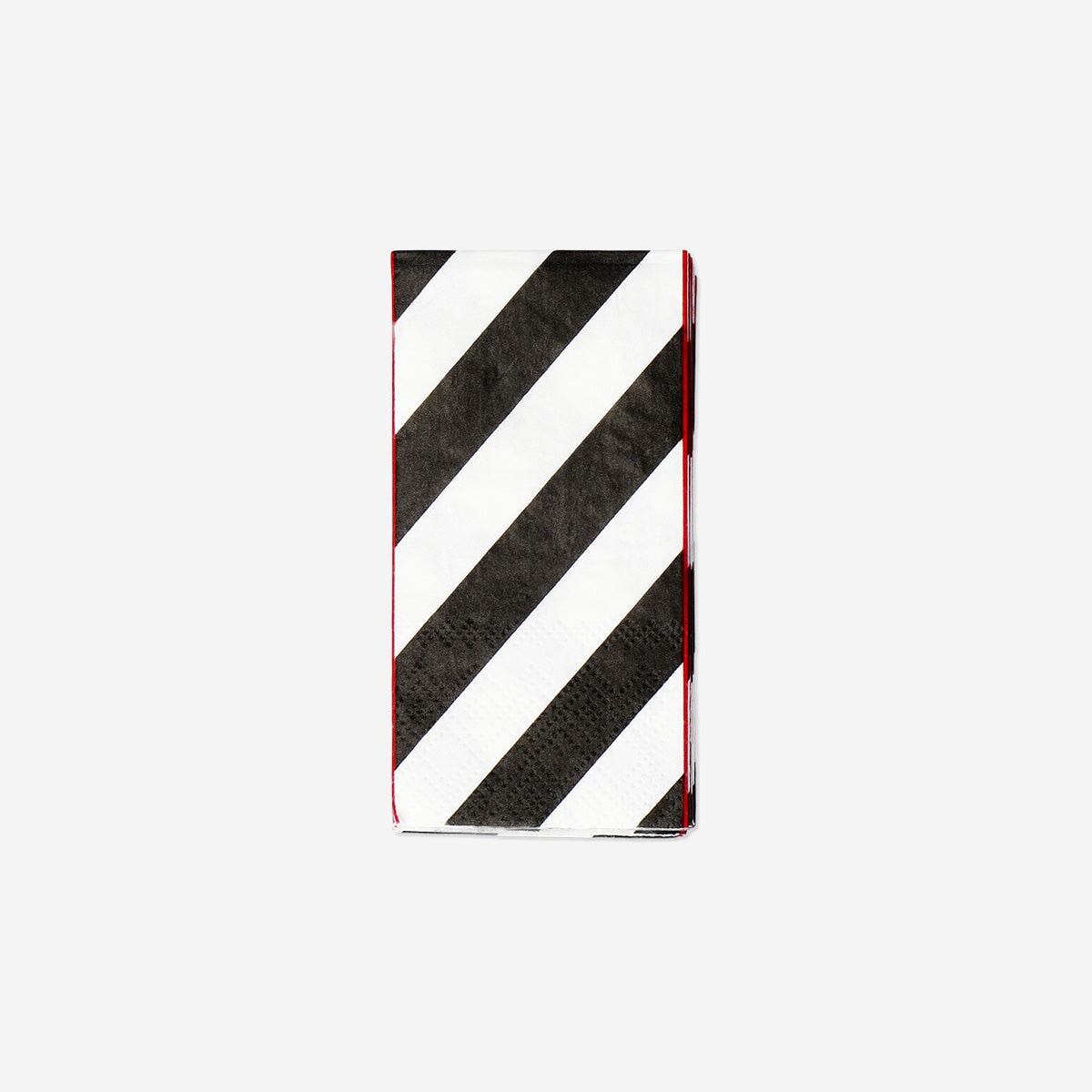 Stripy tissues with red border - 10 pcs personal_care Flying Tiger Copenhagen 