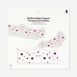 Temporary heart freckles