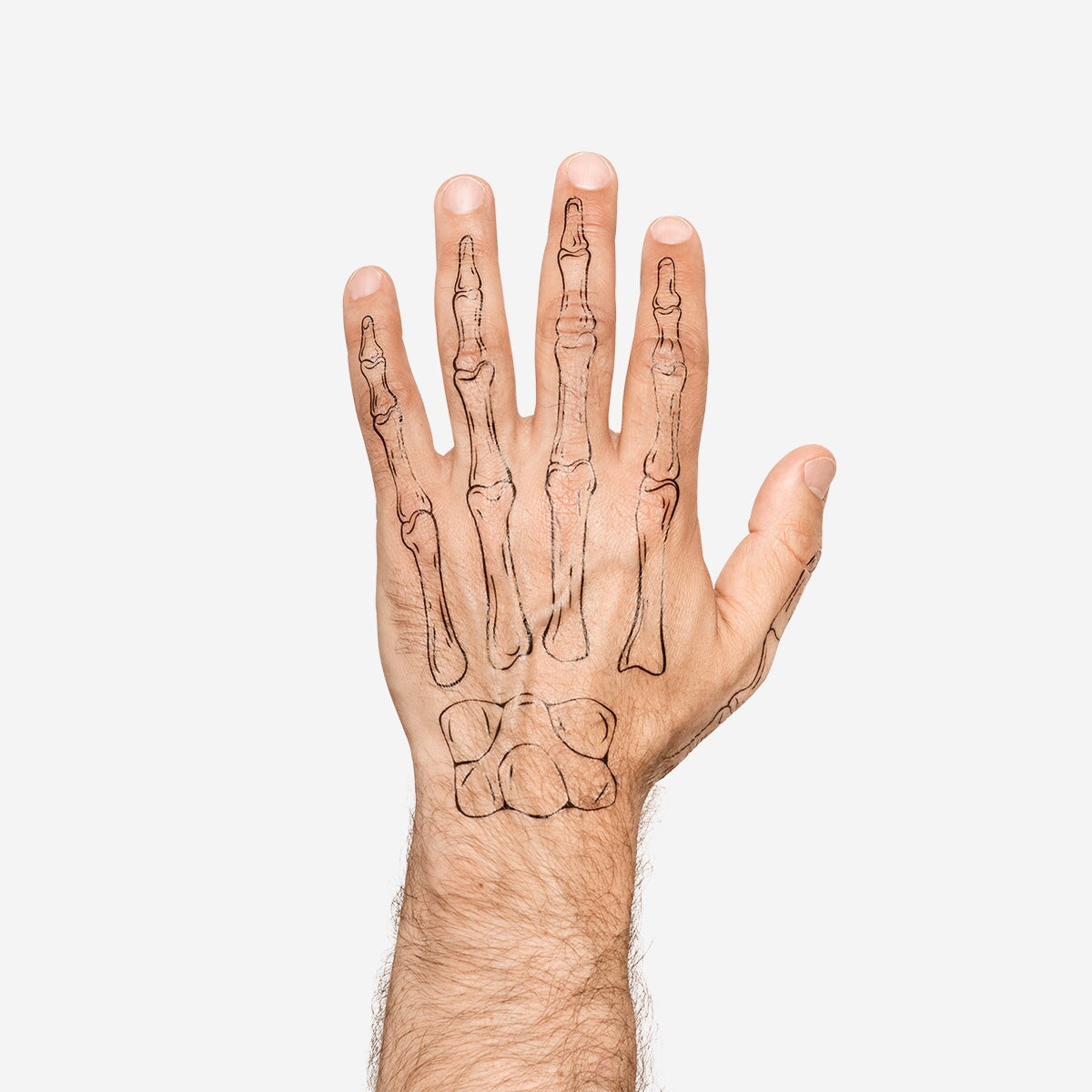 Temporary skeleton hand tattoos - 2 pcs Personal care Flying Tiger Copenhagen 