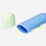 Flying Tiger Copenhagen toothbrush case with hanging feature, designed for convenient personal care storage and travel.