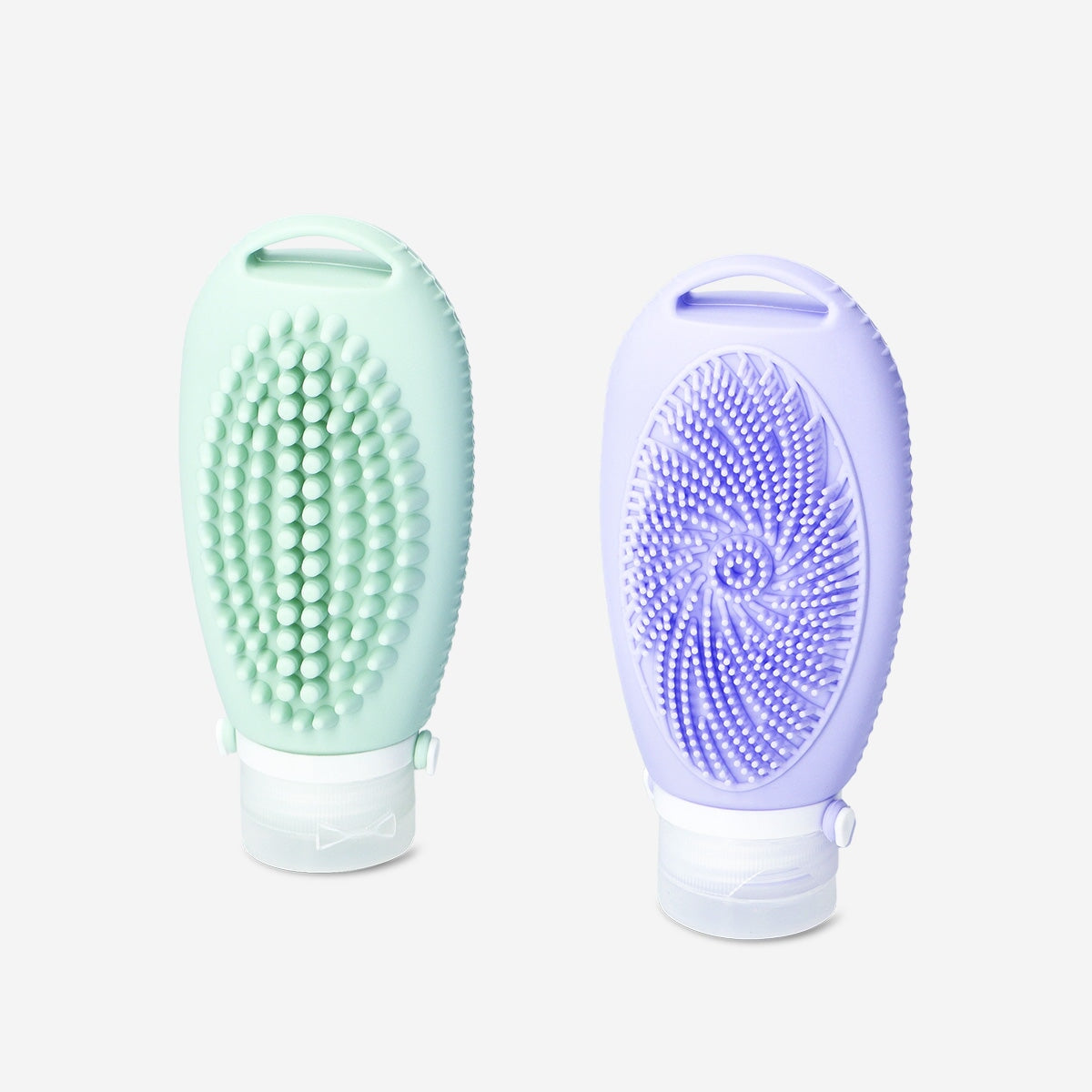 Travel bottles with scrub function - 2 pcs Personal care Flying Tiger Copenhagen 