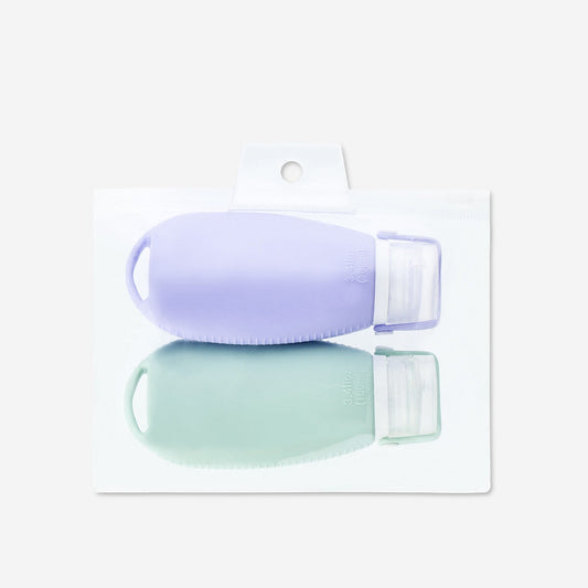Bottiglie da viaggio con funzione scrub - 2 pz
