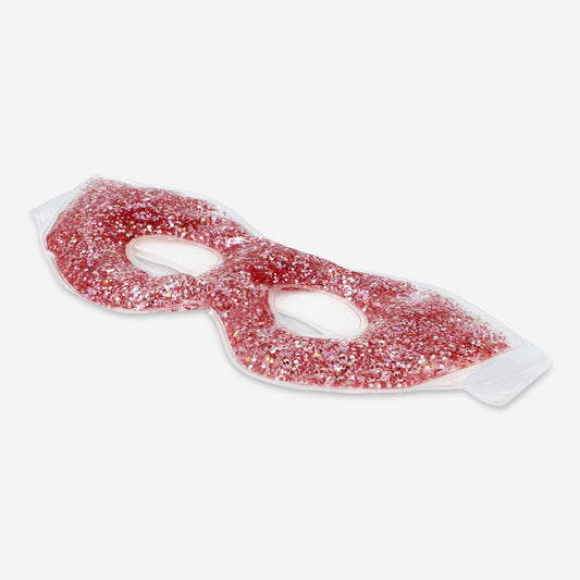 Twinkling pink gel eye mask