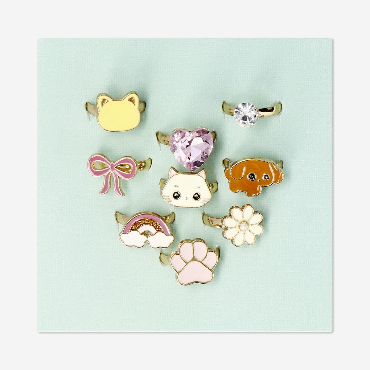 Adjustable children's rings - Dogs and cats Textile Flying Tiger Copenhagen 