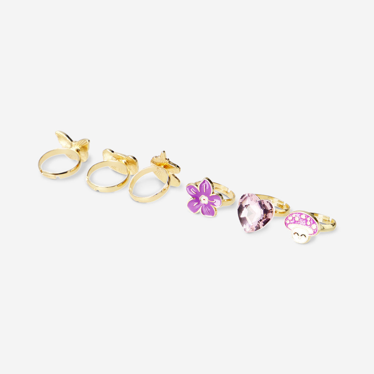 Adjustable chrildren's rings - Magical forest theme