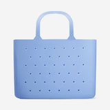 Blue customisable shopper bag