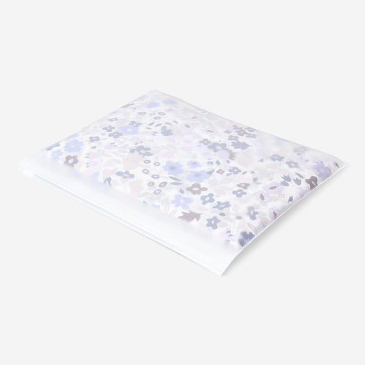 Chubasquero floral con bolsa para adultos - Talla L/XL