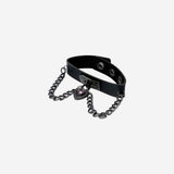 Textile Gothic bracelet from Flying Tiger Copenhagen featuring dark, intricate designs and adjustable fit.