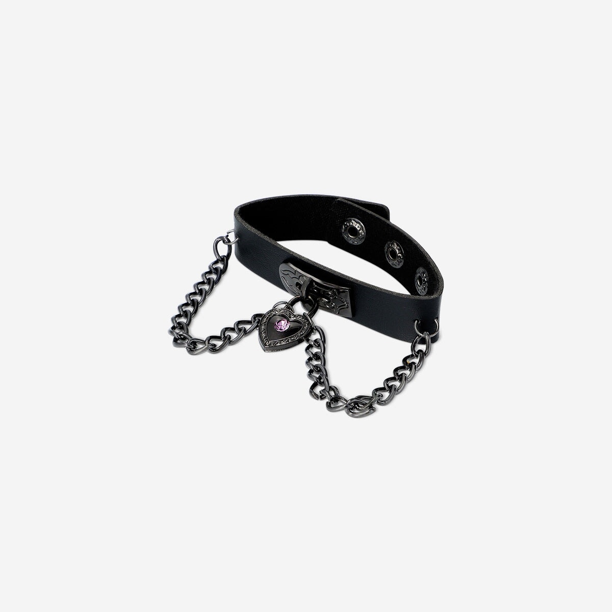 Textile Gothic bracelet from Flying Tiger Copenhagen featuring dark, intricate designs and adjustable fit.