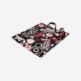 Gothic flowers textile tote bag with black and dark floral design, casual accessory from Flying Tiger Copenhagen.