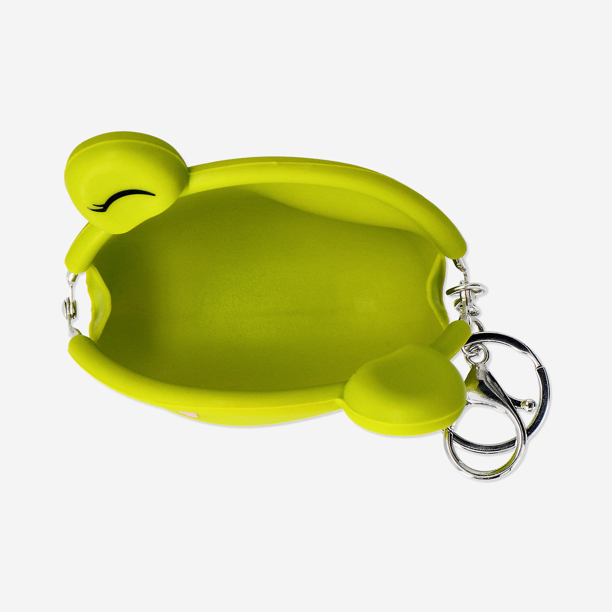 Bolsa de silicone verde para rã