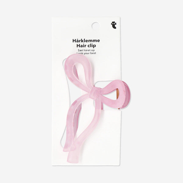 Pink bow hair clip – Flying Tiger Copenhagen