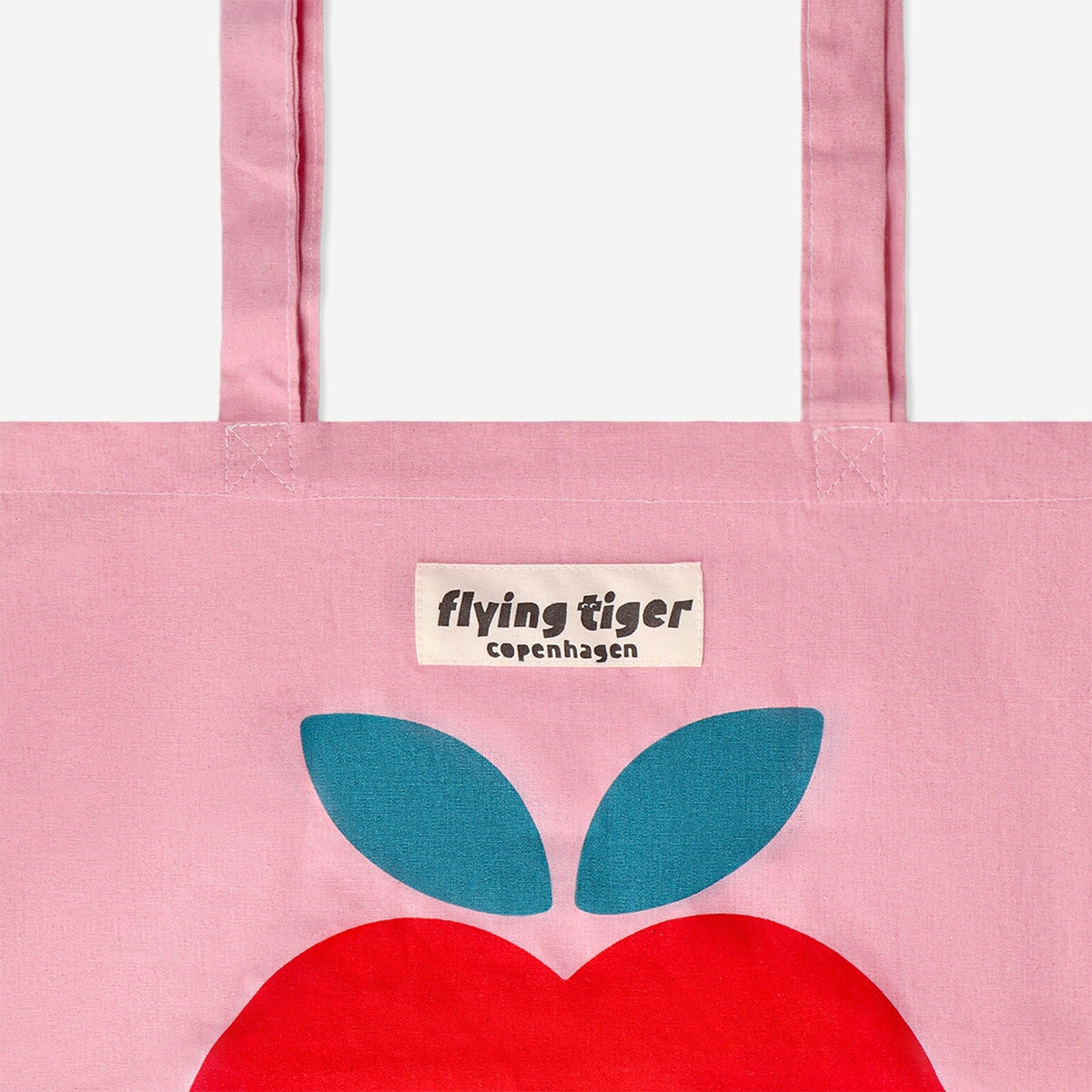 Pink tote bag textile Flying Tiger Copenhagen 