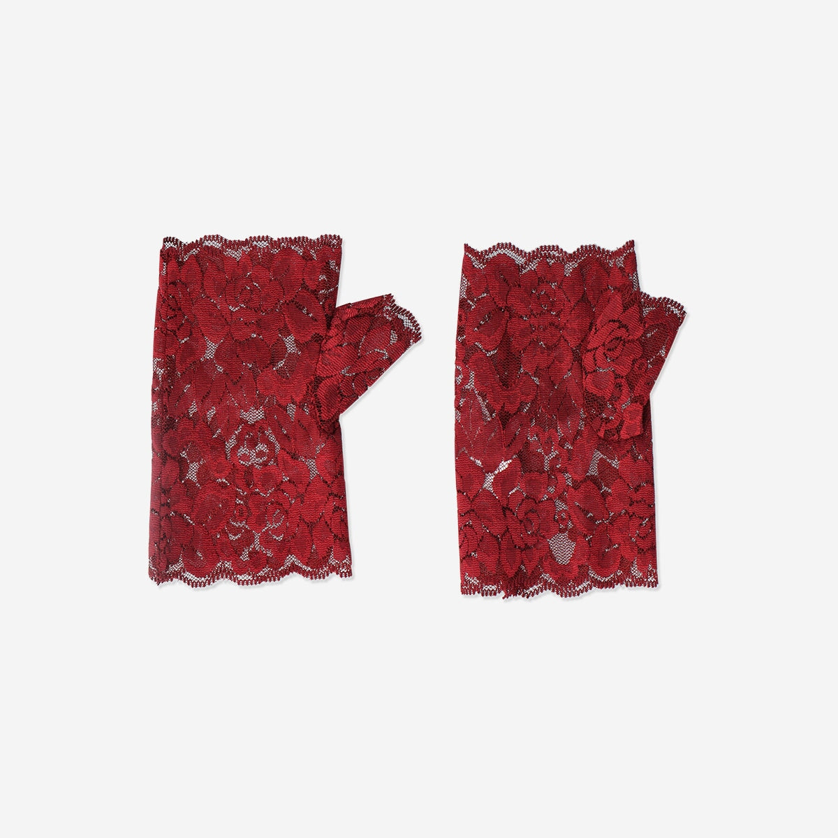 Red lace fingerless gloves - One Size Textile Flying Tiger Copenhagen 