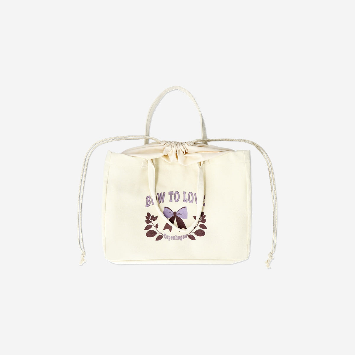 Shopper bag with bow Textile Flying Tiger Copenhagen 