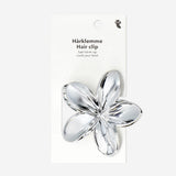Silver flower hair clip Textile Flying Tiger Copenhagen 