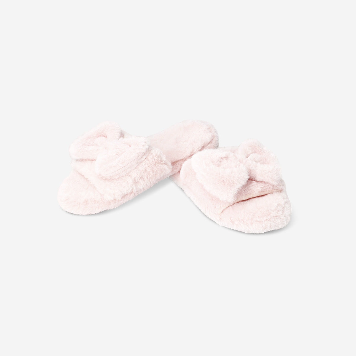 Slippers with flufffy bow - Size 38/39 textile Flying Tiger Copenhagen 