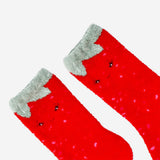 Textile socks with strawberry pattern in size 36/38 from Flying Tiger Copenhagen, featuring colorful strawberry designs on soft fabric.