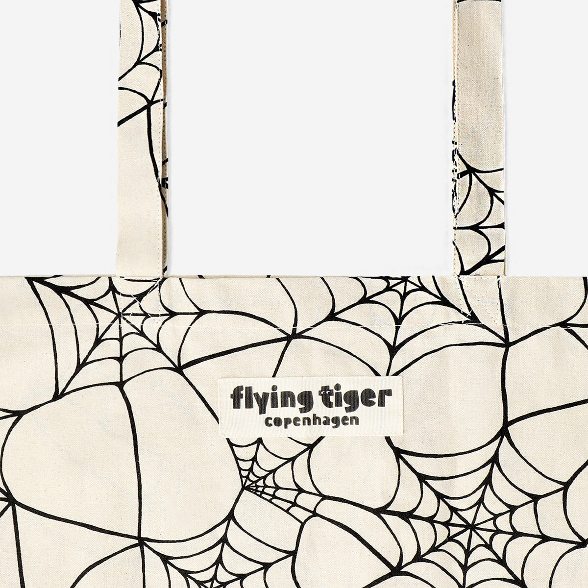 Spiderweb tote bag textile Flying Tiger Copenhagen 