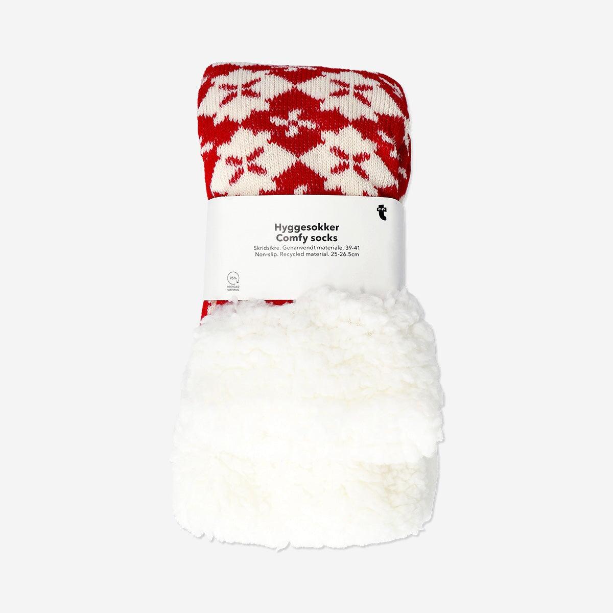 Thick comfy socks with non-slip - Size 39/41 Textile Flying Tiger Copenhagen 