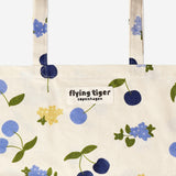 Tote bag with blue cherries Textile Flying Tiger Copenhagen 