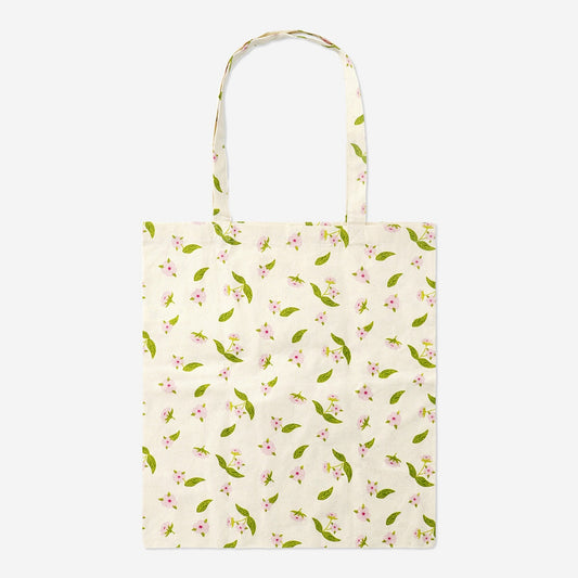 Torba tkaninowa z kwiatami wiśni