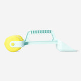 Flying Tiger Copenhagen beach toy shovel for kids, bright plastic sandcastle tool, perfect for building in the sand.
