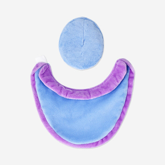 Blue outfit for plush toy